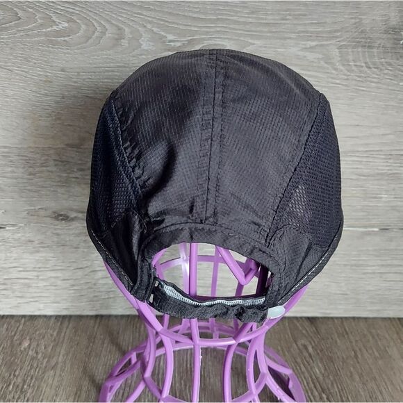 Nike Running Hat 5-Panel Daybreak Dri-Fit Training Mesh Cap Black - Picture 4 of 6